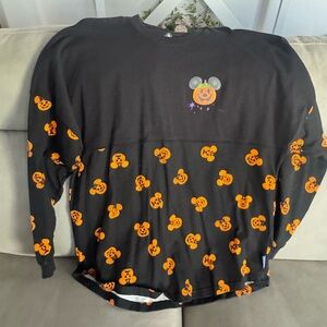 Disney Black and Orange Mickey Halloween Jersey